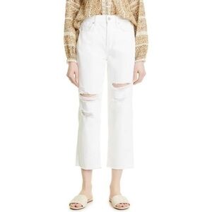 New Veronica Beard Jeans in White Distressed